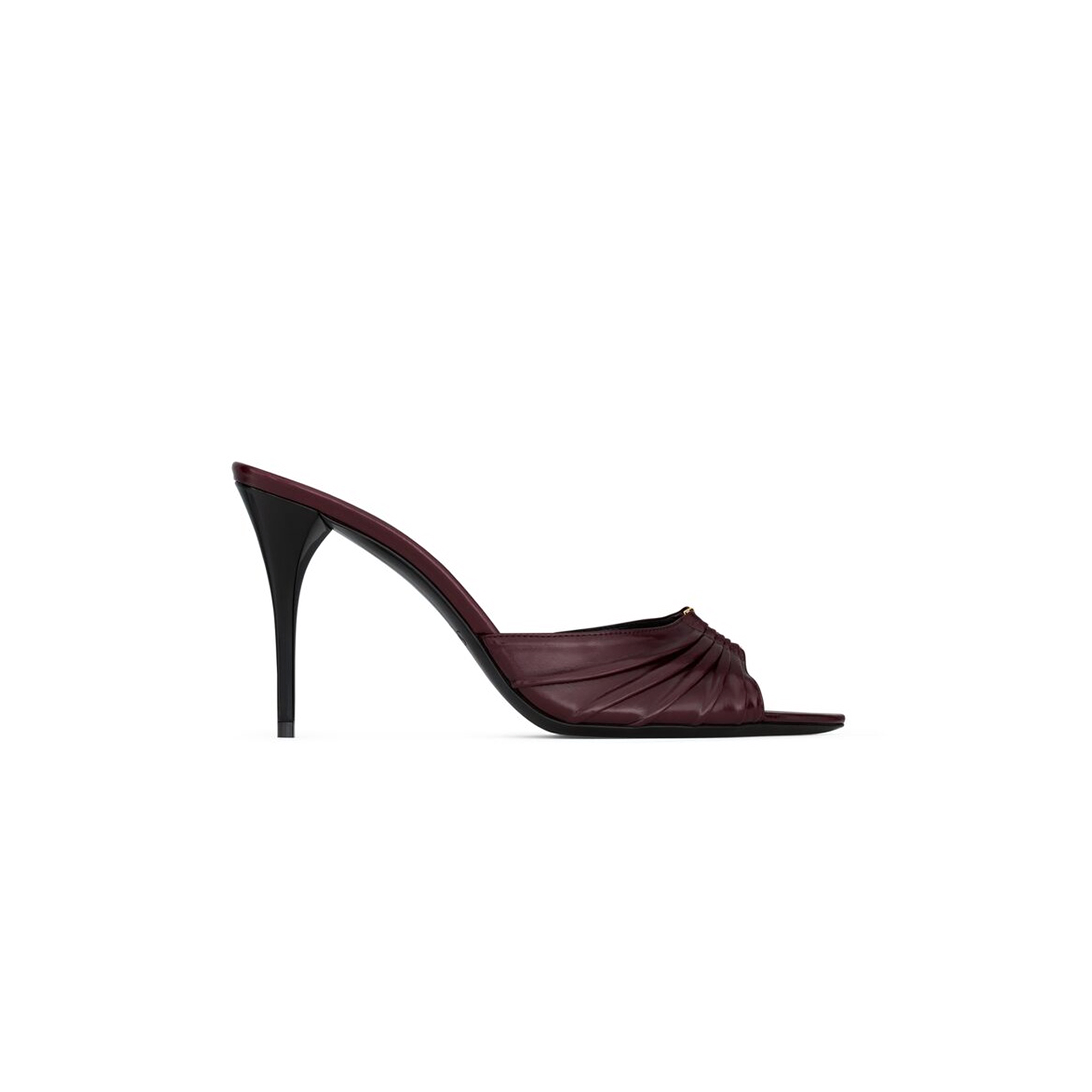 YSL BABYLONE MULES IN SMOOTH LEATHER 819075AAEHF6629 YSL BABYLONE MULES IN SMOOTH LEATHER 819075AAEHF6629